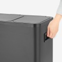 Pattumiera 3 bidoni 24 litri raccolta differenziata a pedale Propre L Costo