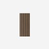 4 x panneau acoustique décoratif mural en bois de noyer foncé 120x60cm Tabb-NS Remises