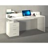 Schreibtisch Büro 160x60x90 cm 3 Schubladen mit Aufsatz New Selina S Plus 