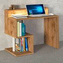 Platzsparender Schreibtisch für Zuhause und Büro 100x50x92,5cm mit Aufsatz Esse 2 Plus 