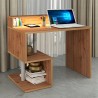 Platzsparender Schreibtisch für Zuhause und Büro 100x50x92,5cm mit Aufsatz Esse 2 Plus Rabatte