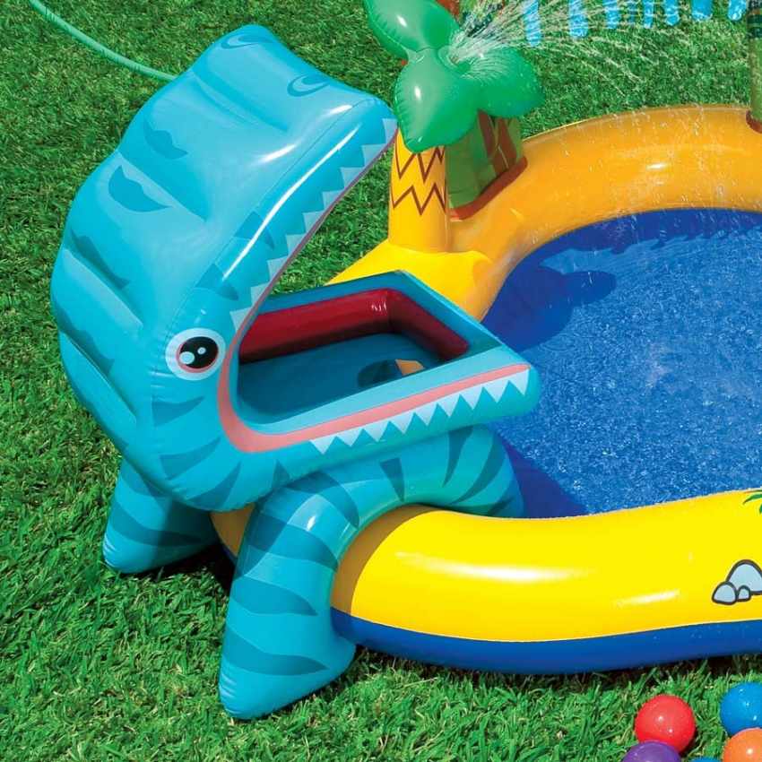 Piscina Gonfiabile Per Bambini Dinosaur Play Center Intex 57444