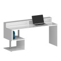 Scrivania ufficio design moderno 180x60x92,5cm con sopralzo Esse 2 Plus 