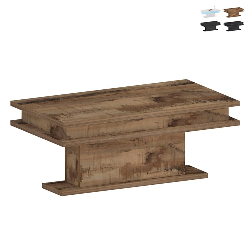 Tavolino basso da caffè 100x55cm salotto design moderno Little Big Vendita Tavolino basso da caffè 100x55cm salotto design moderno Little Big Vendita