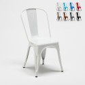 sedie industrial metallo e acciaio per cucina e bar steel one Vendita