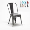 stock 20 sedie industrial metallo e acciaio per cucina e bar steel one 