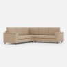 Moderner Ecksofa 5-Sitzer aus Stoff 226x226cm Marrak 12AG 
