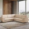 Canapé d'angle moderne 5 places en tissu 226x226cm Marrak 12AG 