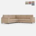 Ecksofa aus Stoff 246x246 cm mit Halbinsel Marrak 14AG Aktion