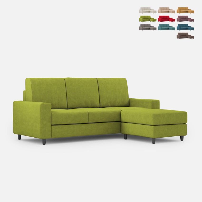 Canapé 3 places 208cm avec pouf en tissu Sakar 180P pour salon Promotion Canapé 3 places 208cm avec pouf en tissu Sakar 180P pour salon Promotion