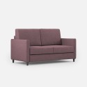 Wohnzimmer Sofa aus Stoff 2-Sitzer 158 cm modernes Design Karay 140 