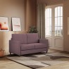 Wohnzimmer Sofa aus Stoff 2-Sitzer 158 cm modernes Design Karay 140 Maße