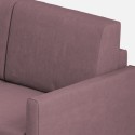 Wohnzimmer Sofa aus Stoff 2-Sitzer 158 cm modernes Design Karay 140 