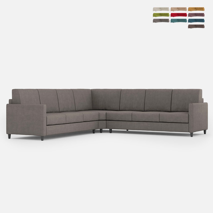 Grand canapé d'angle en tissu 7 places 281x281cm Karay 218AG Offre Grand canapé d'angle en tissu 7 places 281x281cm Karay 218AG Offre