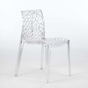 Gruvyer Stapelbarer transparenter Polycarbonat-Stuhl für Bars und Restaurants Lagerbestand
