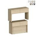 Set: 2 ausziehbare Bänke 66-290 cm für Esstisch Pratika A + B Verkauf