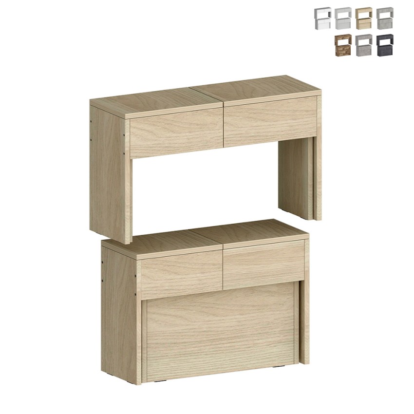 Ensemble de 2 rallonges 66-290 cm pour table à manger Pratika A + B Vente Ensemble de 2 rallonges 66-290 cm pour table à manger Pratika A + B Vente