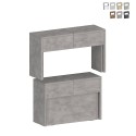 Set 2 ausziehbare Bänke 66-290cm für den Pratika Esszimmertisch A + B Lagerbestand