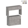 Set 2 ausziehbare Bänke 66-290cm für den Pratika Esszimmertisch A + B Lagerbestand