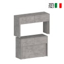 Set 2 ausziehbare Bänke 66-290cm für den Pratika Esszimmertisch A + B 