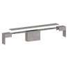 Set 2 ausziehbare Bänke 66-290cm für den Pratika Esszimmertisch A + B 