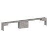Set 2 ausziehbare Bänke 66-290cm für den Pratika Esszimmertisch A + B 