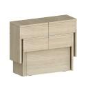 Ensemble de 2 rallonges 66-290 cm pour table à manger Pratika A + B 