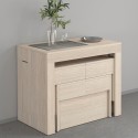 Set 2 panche allungabili 66-290cm per tavolo da pranzo Pratika A + B Modello