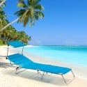 Transat de plage bain de soleil pliable en aluminium Cancun Vente