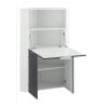 Platzsparender Eck-Schreibtisch klappbar 90x56cm Layla II Sales