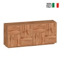 Credenza soggiorno madia stile moderno 4 ante 200x44x86 Darill Stock