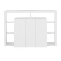 Credenza 3 ante libreria moderna ripiani in vetro 150x40x100cm Allen Scelta