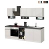 Cucina lineare completa 256cm design moderno componibile Domina Offerta