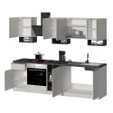 Cucina lineare completa 256cm design moderno componibile Domina 