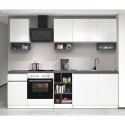 Cucina lineare completa 256cm design moderno componibile Domina 