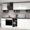 Cucina lineare completa 256cm design moderno componibile Domina 