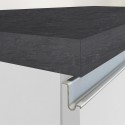 Cucina lineare completa 256cm design moderno componibile Domina 
