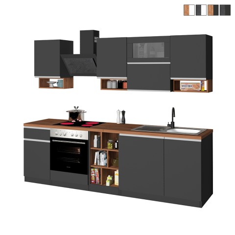 Volle modulare Küche mit linearem Design, moderner Stil 256 cm Essence Aktion
