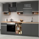 Volle modulare Küche mit linearem Design, moderner Stil 256 cm Essence 