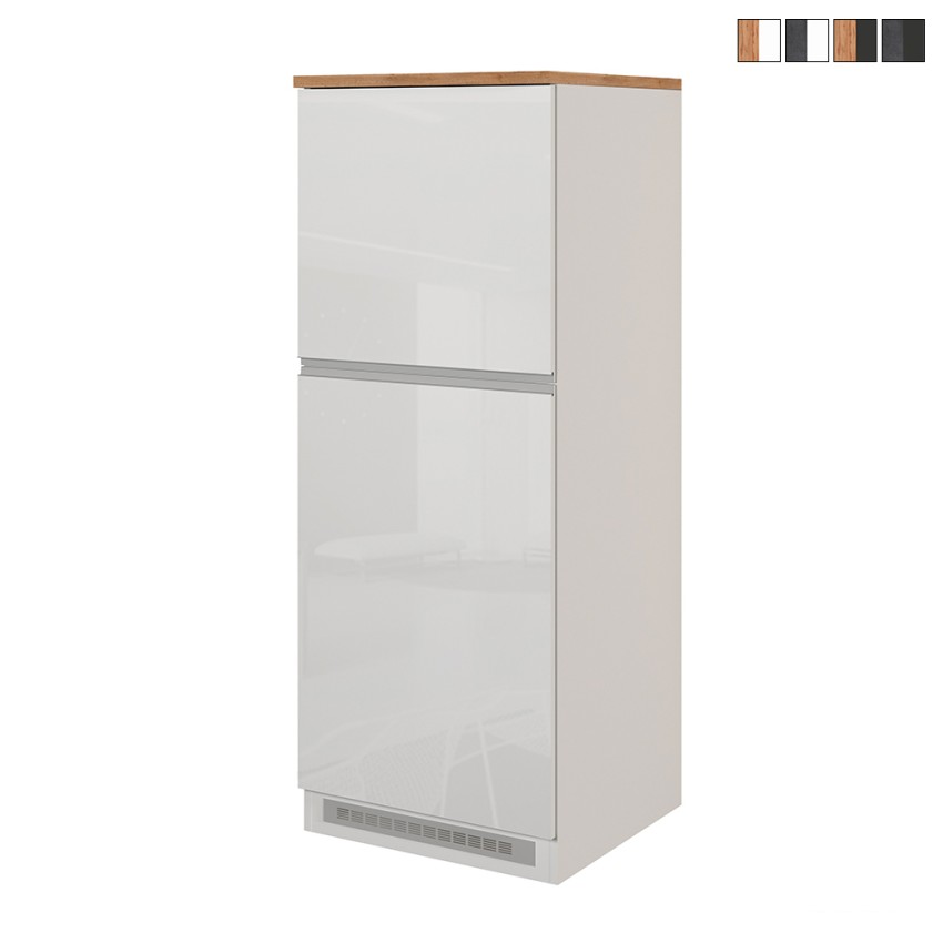 Mobile copri frigo incasso 2 ante contenitore cucina 60x60x164,5h Halser Saldi Mobile copri frigo incasso 2 ante contenitore cucina 60x60x164,5h Halser Saldi