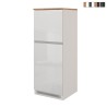 Armoire cache-frigo encastrable 2 portes rangement cuisine 60x60x164,5h Halser Remises