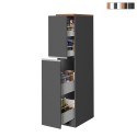 Meuble de cuisine moderne avec 2 tiroirs à épices 30x60x164,5 Trym Offre