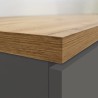 Meuble de cuisine moderne avec 2 tiroirs à épices 30x60x164,5 Trym 