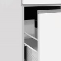 Ensemble de meubles pour réfrigérateur encastrable et rangement d'épices pour cuisine linéaire Fist 