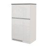 Set Möbel Abdeckung für eingebaute Kühlschränke und linear Küchentür Gewürzregal Fist 