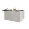 Isola centrale 3 ante per cucina moderna 155x90x90cm con tavolo Deaton 