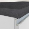 Isola centrale 3 ante per cucina moderna 155x90x90cm con tavolo Deaton 