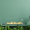 Bruciatore camino a bioetanolo da tavolo moderno con vetri Athos Vendita