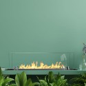 Brûleur de cheminée modern à bioéthanol de table avec des verres Athos Vente