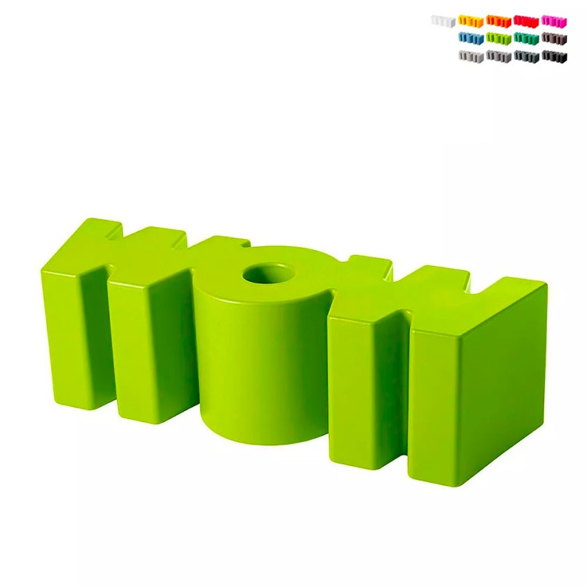 Panchina divanetto design moderno Slide Wow interni e giardino Modello Panchina divanetto design moderno Slide Wow interni e giardino Modello
